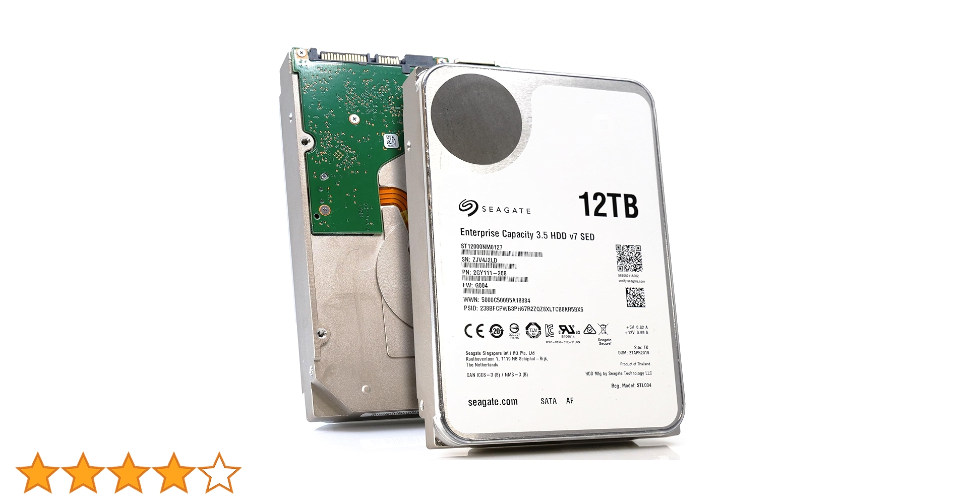 Seagate ST12000VE0007 内蔵ハードディスク 12TB Seagate SkyHawk AI ST12000VE0007 12TB SATA 3.5